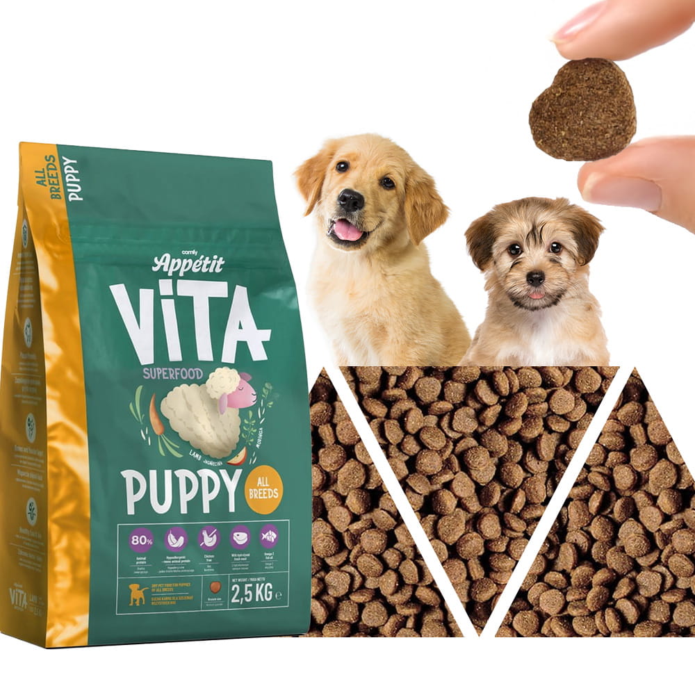 Comfy Appetit Vita Puppy Lamb Karma Sucha Dla Szczeniąt Jagnięcina 2,5kg